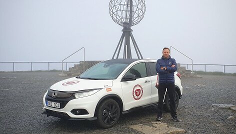 Vitoldas Milius keliauja i&scaron; &scaron;iauriausio į piečiausią Europos ta&scaron;ką