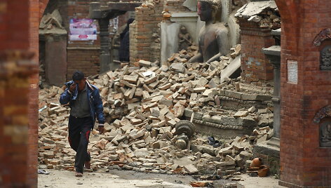 Nepalas po galingo žemės drebėjimo