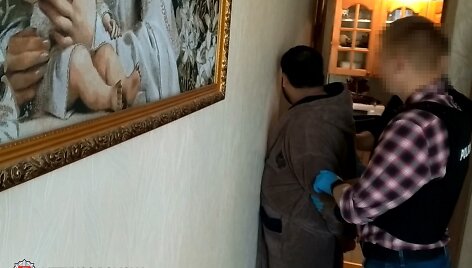 Sulaikytas narkotikų prekyba įtariamas vyras
