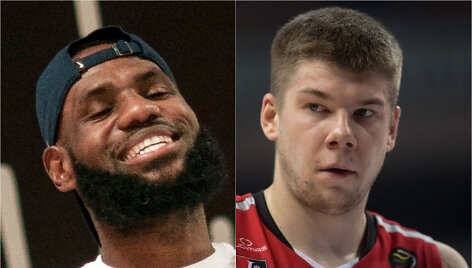 LeBronas Jamesas ir Rokas Giedraitis