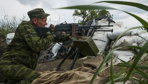 Prorusiški separatistai šalia Donecko oro uosto