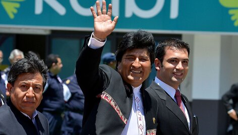 Bolivijos prezidentas Evo Moralesas