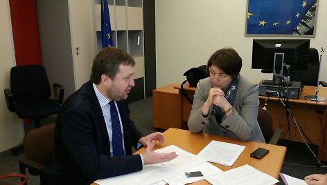 Antanas Guoga ir Violeta Bulc