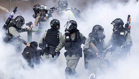 Protestai Honkonge