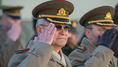 Generolo Jono Žemaičio Lietuvos karo akademijoje įvyko akademijos viršininko pasikeitimo ceremonija