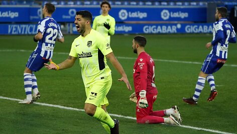 Luisas Suarezas i&scaron;plė&scaron;ė pergalę savo komandai