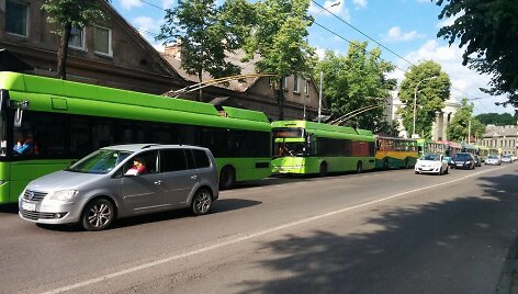 Troleibusai K.Donelaičio gatvėje