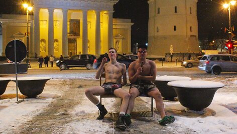 Artūro Kudelko ir jo bičiulio akcija stingdančio pavasario proga