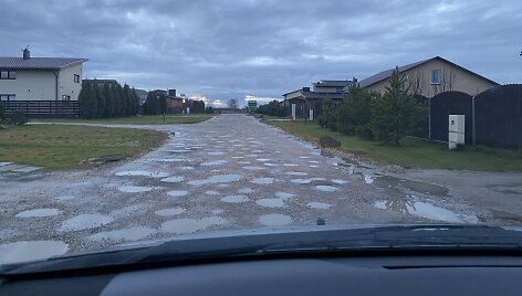 Pagojo gyvenvietės gatvės danga