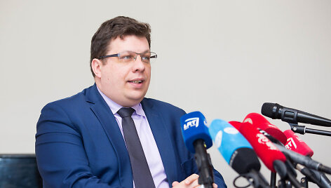 Gedimino kalno tvarkybos eigos spaudos konferencija