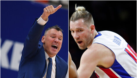 &Scaron;arūnas Jasikevičius ir Beno Udrihas