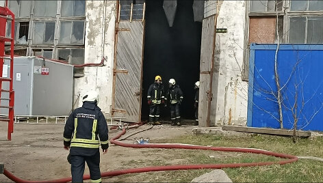 &bdquo;Ekologistikos&ldquo; teritorijoje &ndash; vėl gaisras