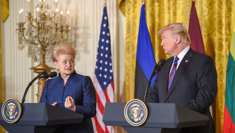 Donaldo Trumpo ir Baltijos &scaron;alių vadovų susitikimas