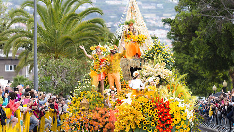 Gėlių festivalis Madeiroje 