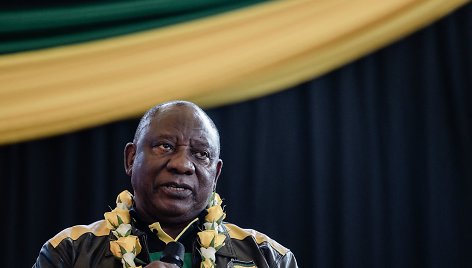 Pietų Afrikos Respublikos prezidentas Cyrilas Ramaphosa