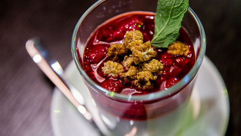 Veganiška „Panna Cotta“