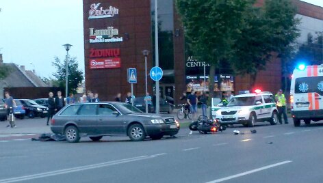 &Scaron;iauliuose Tilžės ir K.Donelaičio gatvių sankryžoje žuvo motociklininkas