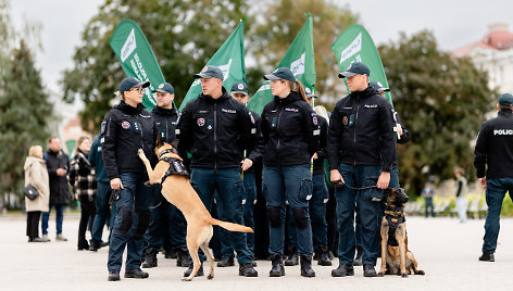 Policijos bendruomenės eitynės Vilniuje