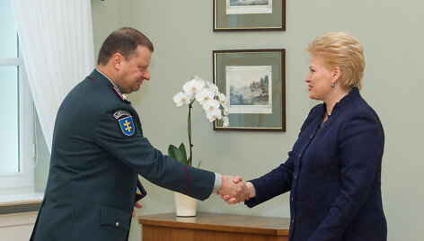 Saulius Skvernelis ir Dalia Grybauskaitė 