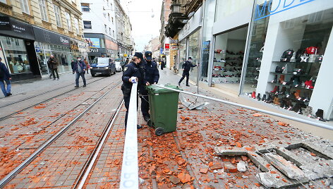 Žemės drebėjimo padariniai Zagrebe