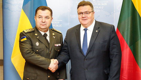 Linas Linkevičius ir Stepanas Poltorakas