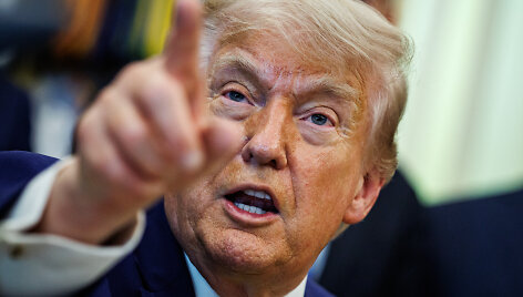 Donaldas Trumpas / Samuel Corum - Pool via CNP / picture alliance / Consolidated News Photos