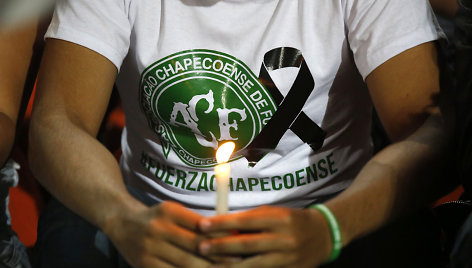 „Chapecoense“ klubo aukų pagerbimas Kolumbijoje