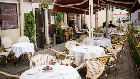 Restorano „Saint Germain“ lauko terasa