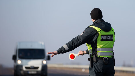 Rytinio policijos reido akimirka