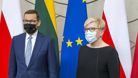 Lietuvoje su darbo vizitu vie&scaron;i Lenkijos premjeras M.Morawieckis