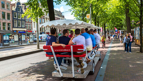 Alaus dviratis Amsterdame