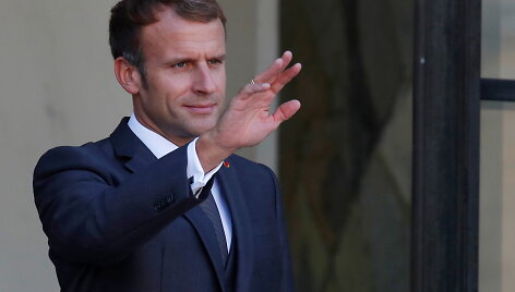 Emmanuelis Macronas / &bdquo;Scanpix&ldquo; nuotr.