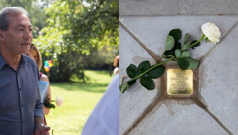 „Atminimo akmenų“ žymioms Holokausto aukoms Kaune atminti pristatymas