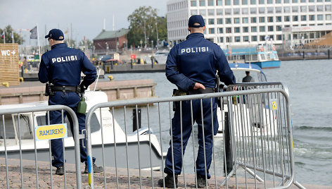 Policininkai Helsinkyje