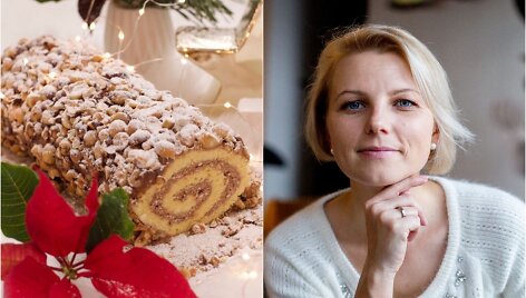 Dangira &Scaron;ima&scaron;iutė ir jos ruo&scaron;tas rie&scaron;utų vyniotinis su var&scaron;ke