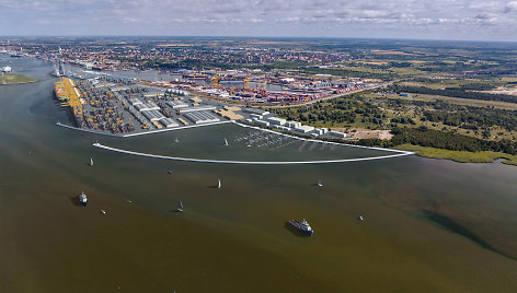 Pietinė Klaipėdos uosto dalis
