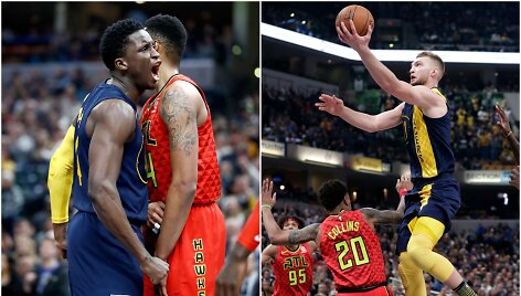 &bdquo;Indiana Pacers&ldquo; ir Domantu Saboniu sutriu&scaron;kino Atlantos klubą