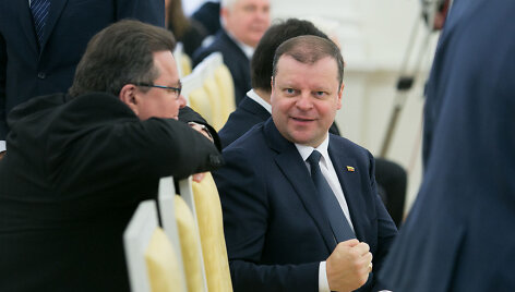 Linas Linkevičius ir Saulius Skvernelis