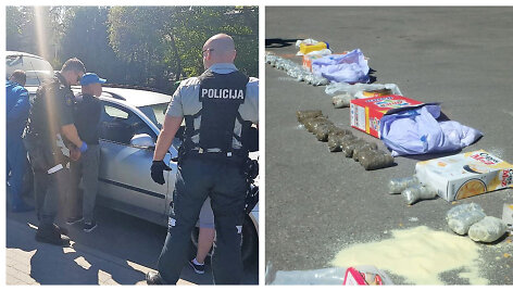 Kauno kriminalistai sulaikė didelį kiekį narkotikų, gabentų i&scaron; Ispanijos