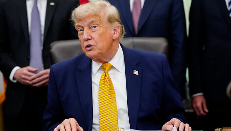 Donaldas Trumpas / Bonnie Cash - Pool via CNP / picture alliance / Consolidated News Photos
