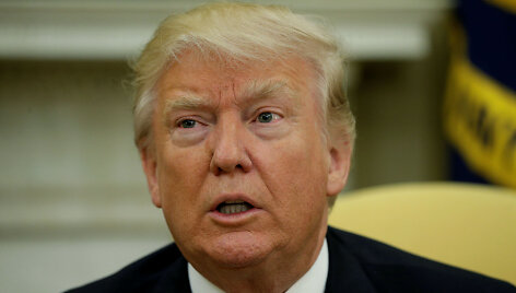 D.Trumpas po susitikimo su S.Lavrovu