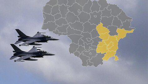 Oro pavojus Vilniaus apskrityje