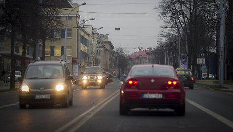 Vilnius visą dieną lyg apsiaustas rudeni&scaron;kos prieblandos.