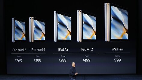 Naujųjų &bdquo;Apple&ldquo; produktų pristatymas San Franciske