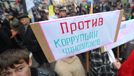 Protestas prie&scaron; Rusijos valdininkų korupciją