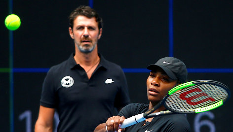 Patrickas Mouratoglou ir Serena Williams 