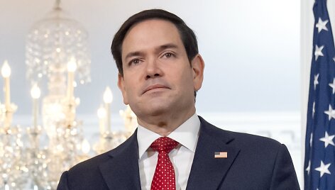 JAV valstybės sekretorius Marco Rubio / Mark Schiefelbein / AP