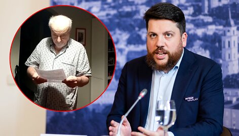 Leonidas Volkovas ir jo tėvas Michailas Volkovas (kairėje)