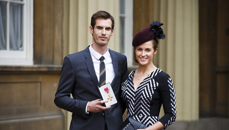 Andy Murray ir Kim Sears