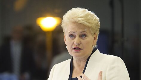 Dalia Grybauskaitė &scaron;venčia pergalę Prezidento rinkimuose.